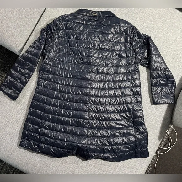 HERNO Ultralight Goose Down Rossella Jacket Navy. Sz US 10| $685 Retail - Picture 8 of 16